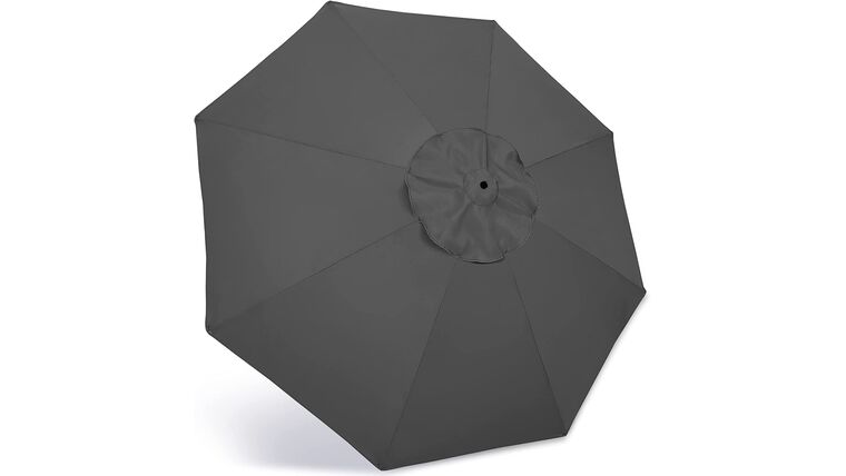 9′ Market Umbrella Kit – Dark Gray | Rental