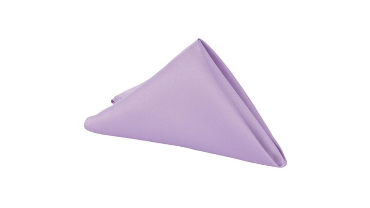 Lamour Satin Napkin 20″x20″ – Victorian Lilac/Wisteria | Rental