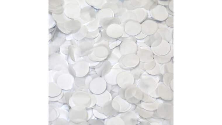 1″ White Tissue Circles (1lb) | Rental