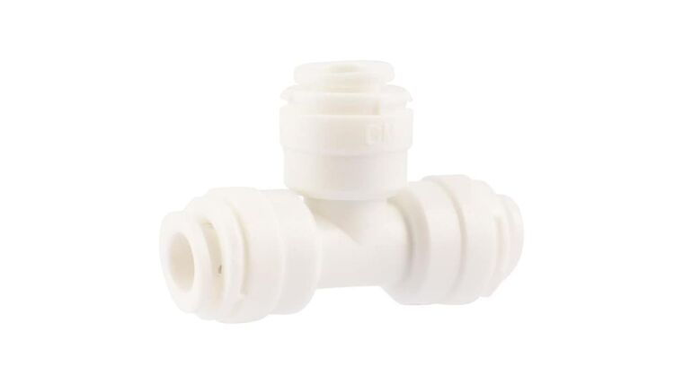 Accessories – 1/4-in Push-to-Connect x 1/4-in Push-to-Connect x 1/4-in dia Standard Tee Push Fitting | Rental