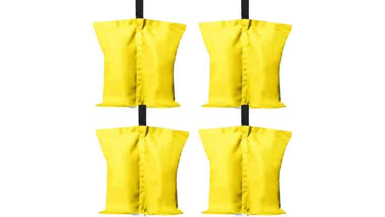 50lb Tent Sand Bag – Yellow | Rental