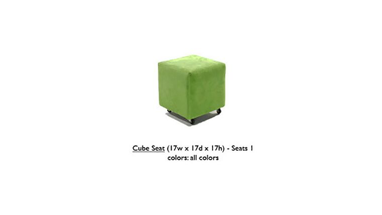 Cube Seat – Lime Green | Rental Cube Seat – Lime Green | Rental