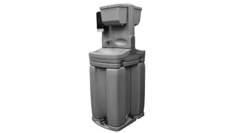 2 Station Touch Free Portable Hand Sanitizer Stand | Rental