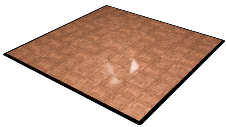 9′ x 9′ Teak Dance Floor | Rental