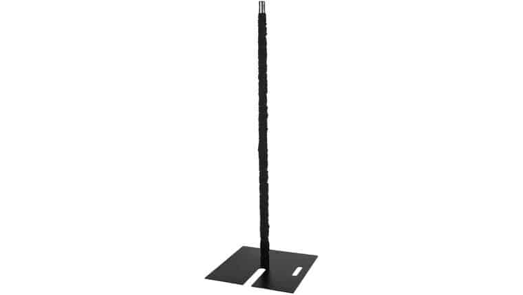 20′ x 2″ Spandex Pole Cover – Black | Rental