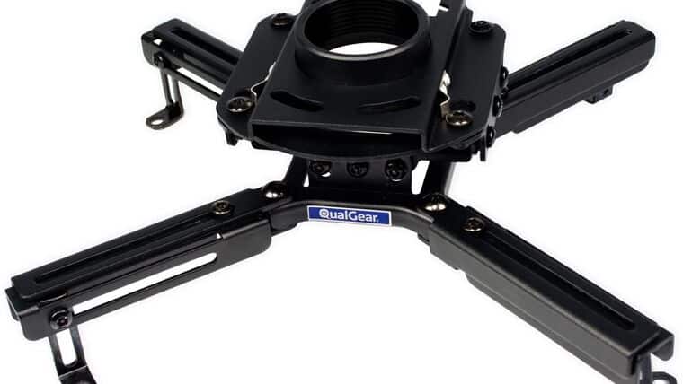 QualGear QG-PRO-PM-50-B Pro-AV Mount for 1.5″ Npt Threaded Pipe Accessory, BLACK | Rental