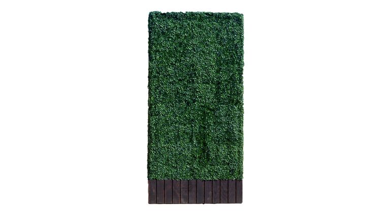 4’h x 7’w Boxwood Hedge With Planter | Rental
