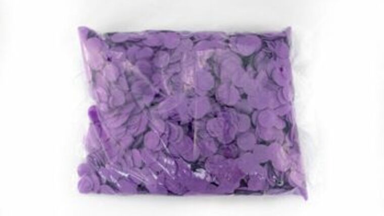 1″ Purple Tissue Circles (1lb) | Purchase