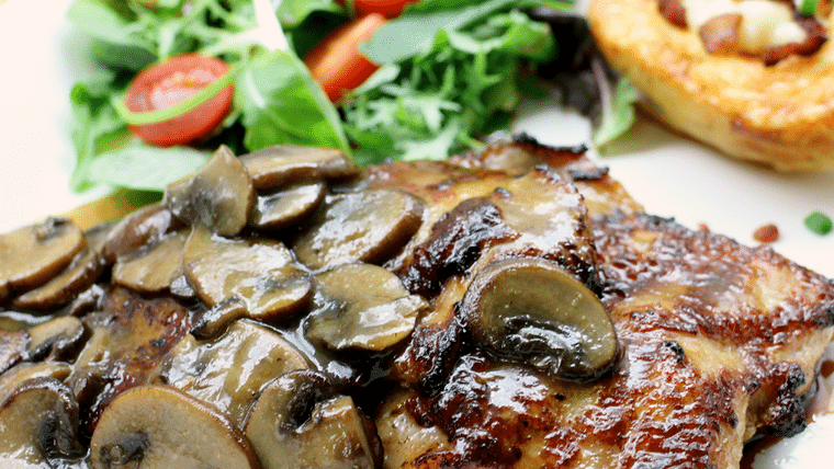 Grilled Chicken Breast in a Mushroom Cream Sauce | Purchase