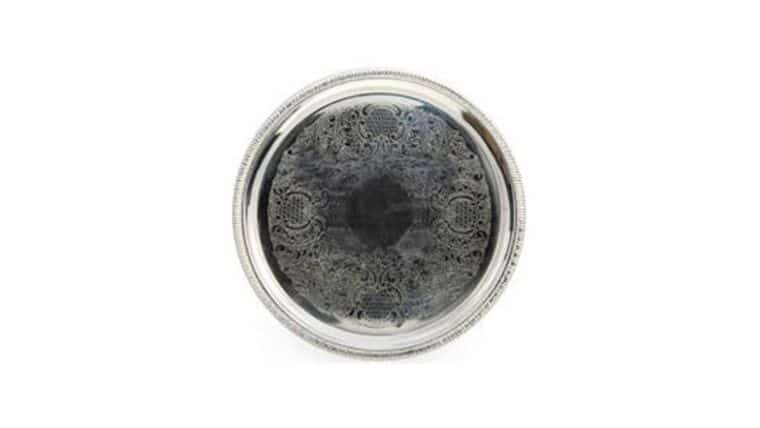 18″ Round Gadroon Tray | Rental
