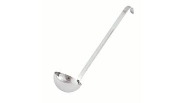 2 oz. Stainless Steel Ladle 12″ Handle | Rental