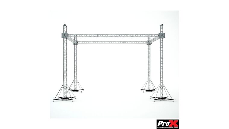 Stage Flat Roofing System Package With 4 Chain Hoists | 30 Ft W x 20 Ft L x 23 Ft H | Rental