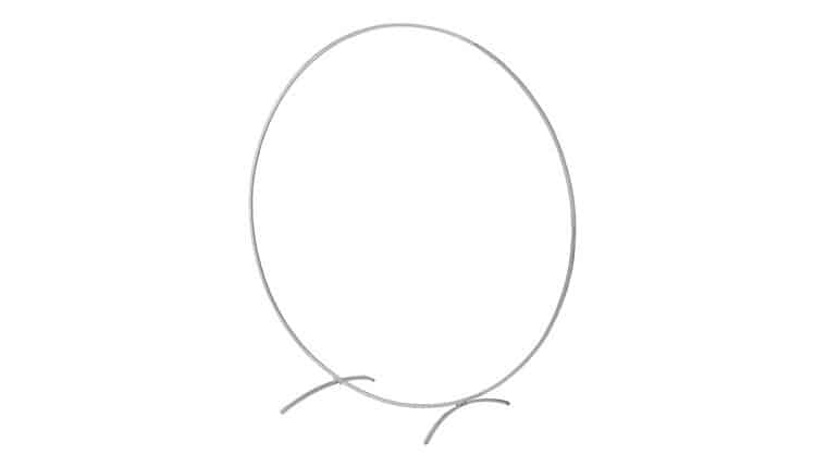 Gold Round Wedding Arch Backdrop Frame Stand | Rental