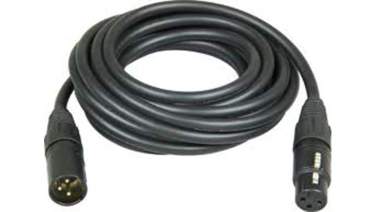 3-Pin – 9′ Black XLR Female to XLR Male Data Cable | Rental 3-Pin – 9′ Black XLR Female to XLR Male Data Cable | Rental