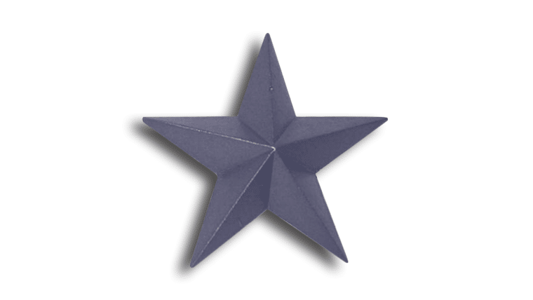 3/8″ Silver Metallic Stars | Rental