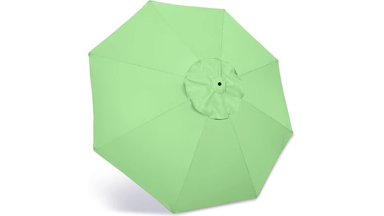 9′ Market Umbrella Kit – Grass Green | Rental