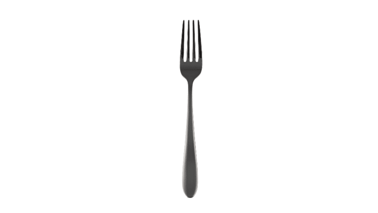 Byram Black Mirror Salad Fork | Rental
