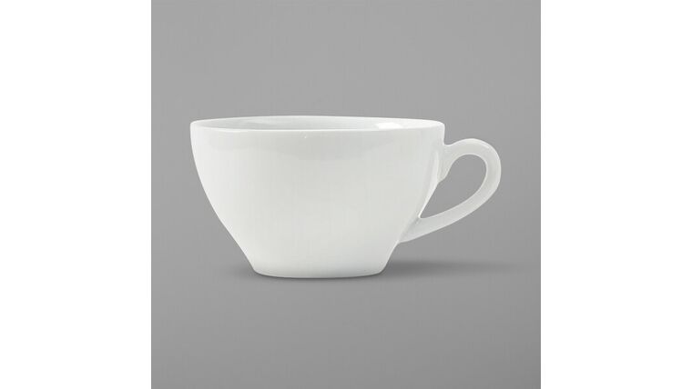 Alaska Bright White Round Euro Cup – 8 oz. | Rental