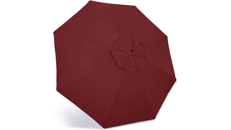 9′ Market Umbrella Kit – Dubonnet | Rental