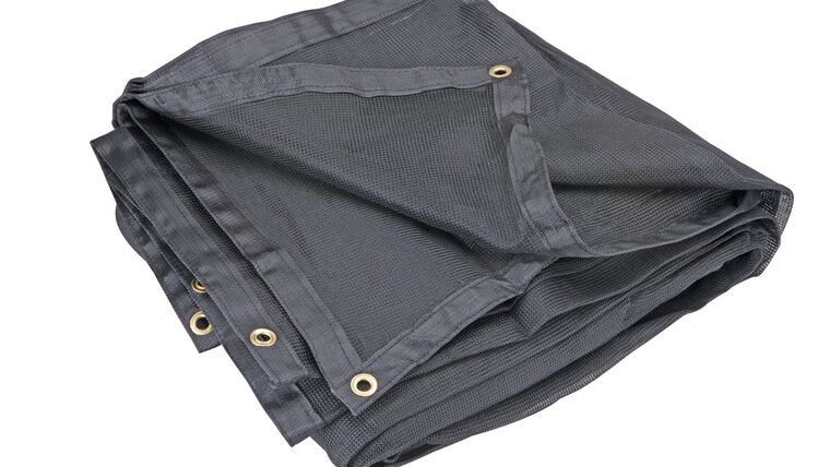 30′ x 40′ – Black 70% Mesh Tarp/Scrim | Rental 30′ x 40′ – Black 70% Mesh Tarp/Scrim | Rental