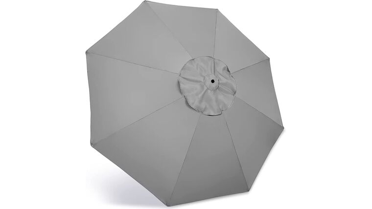 9′ Market Umbrella Kit – Gray | Rental