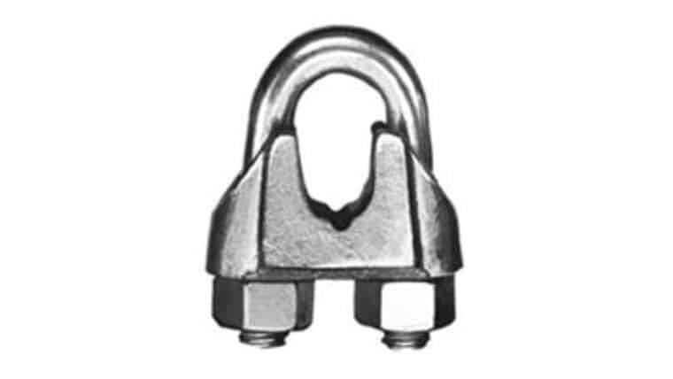 1/4″ Malleable Wire Rope Clip – Zinc Plated | Rental 1/4″ Malleable Wire Rope Clip – Zinc Plated | Rental