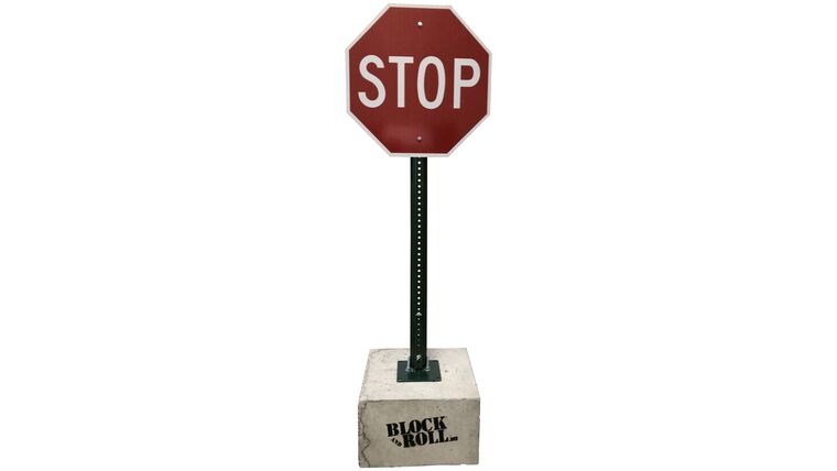 Concrete Sign Block Post Mount | Rental Concrete Sign Block Post Mount | Rental