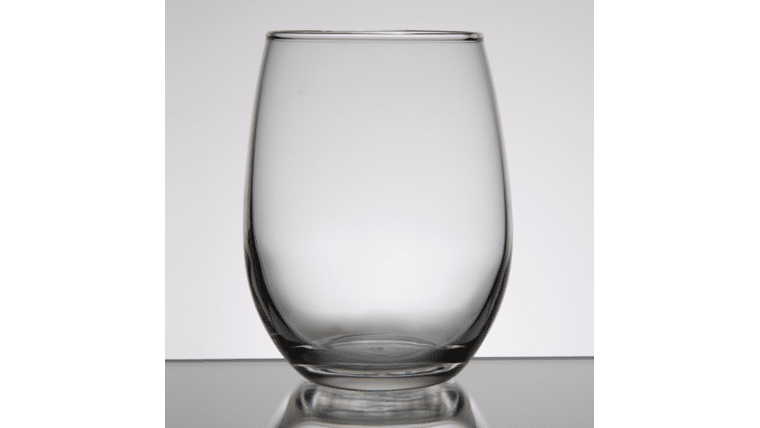 Libbey Wine Glass – Stemless | Rental