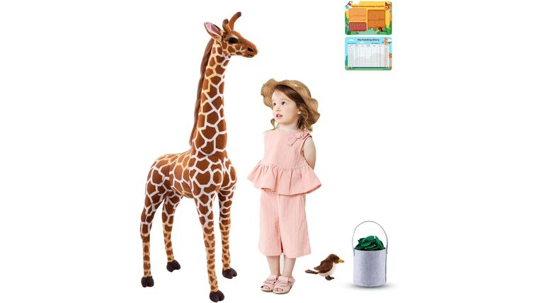 Giant Giraffe Stuffed Animal Set, 47 Inch | Rental Giant Giraffe Stuffed Animal Set, 47 Inch | Rental