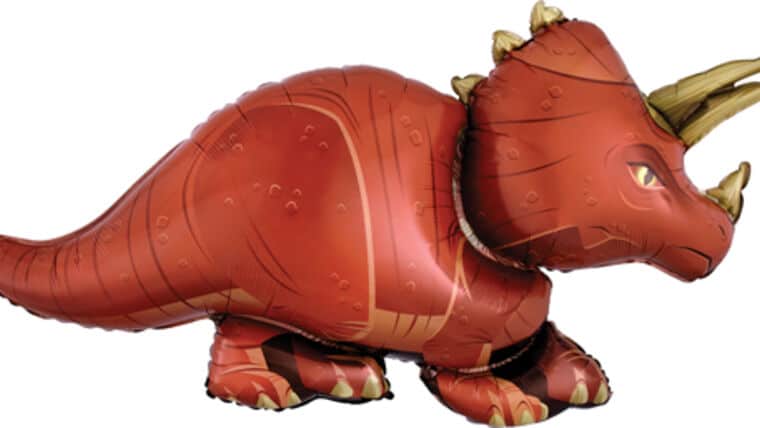 42″ Triceratops Anagram Balloon | Rental
