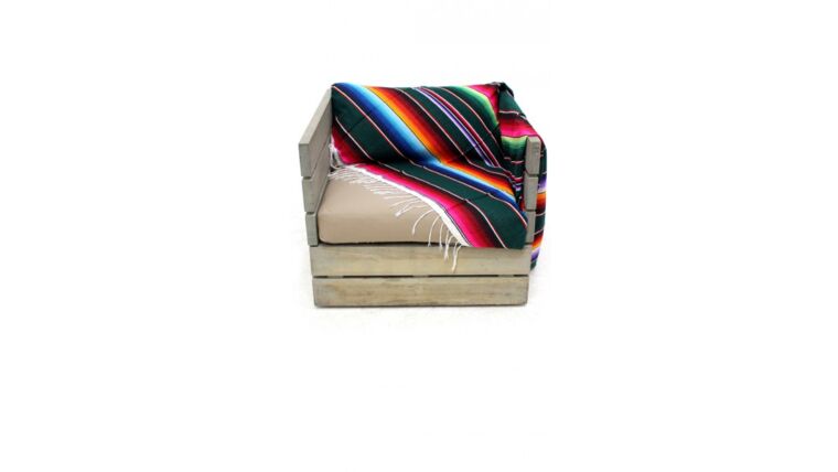 Armchair – Striped Wooden Slat Armchair | Rental Armchair – Striped Wooden Slat Armchair | Rental