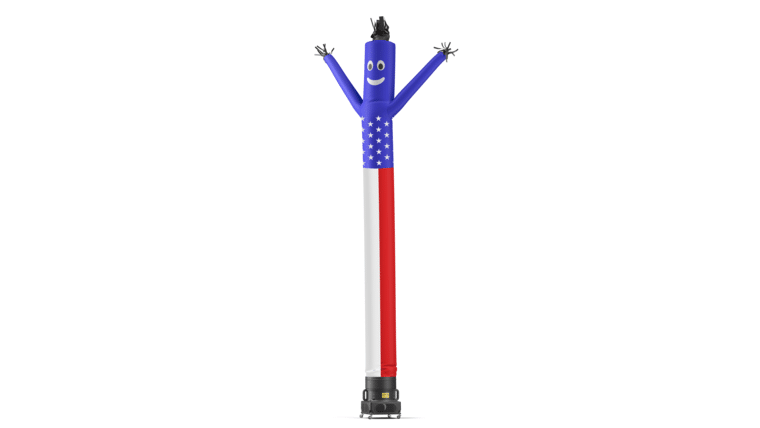 American Flag Air Dancers® Inflatable Tube Man 10′ | Rental American Flag Air Dancers® Inflatable Tube Man 10′ | Rental