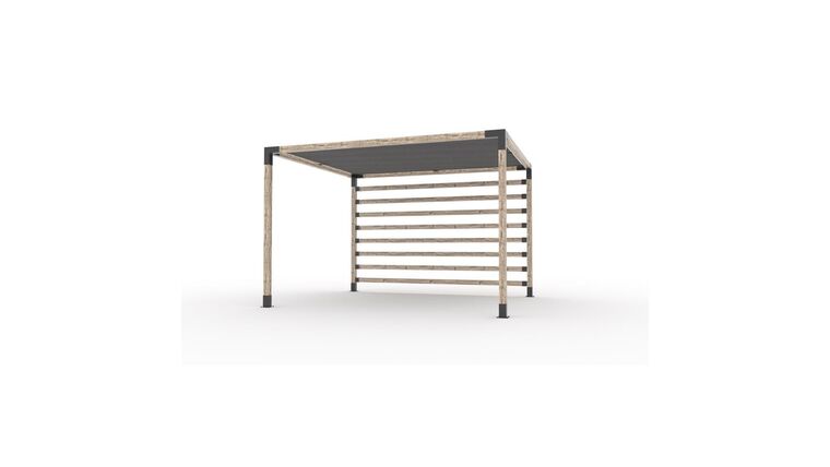 Package – 10′ x 20′ x 8’H Munro Grid Mandap Frame Only (Natural) | Rental