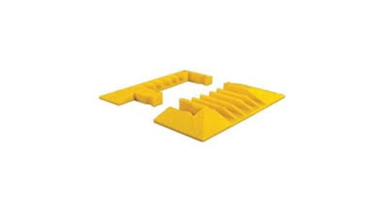5 Channel Cable Ramp End Cap | Rental