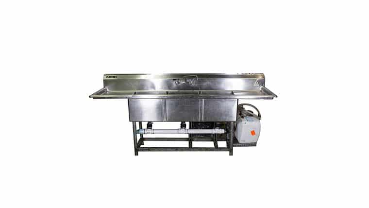 Stainless Triple Hot/Cold Sink | Rental