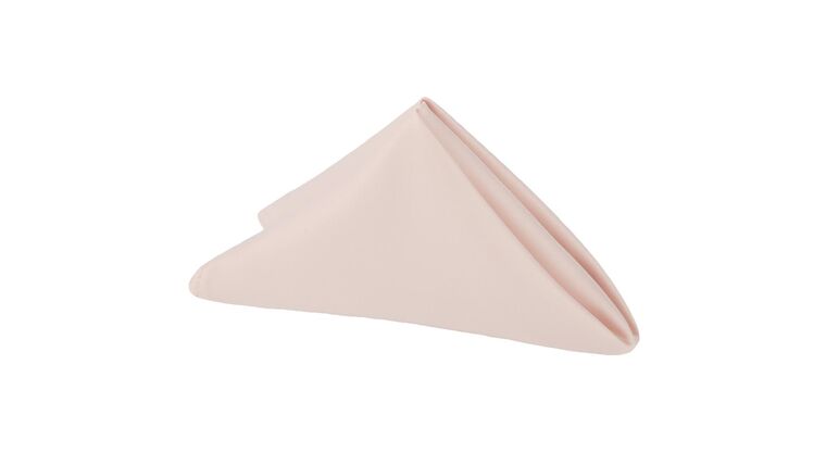 Lamour Satin Napkin 20″x20″ – Blush/Rose Gold | Rental