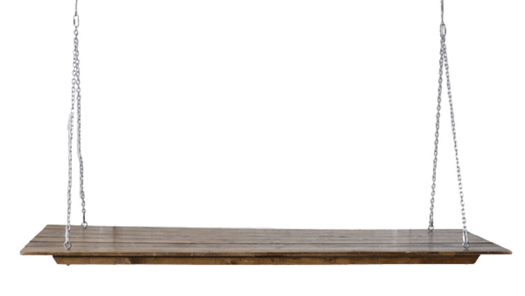 Farm Table – Rectangle – Hanging Wood | Rental