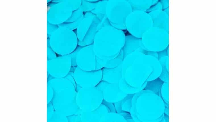 1″ Teal Tissue Circles (1 LB) | Rental