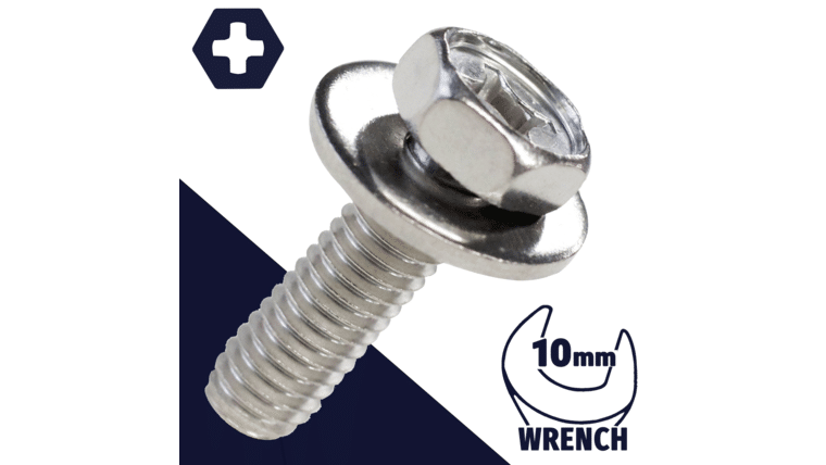 M6-1.0 mm x 25 mm Pan Head Phillips Machine Screw – Stainless | Rental