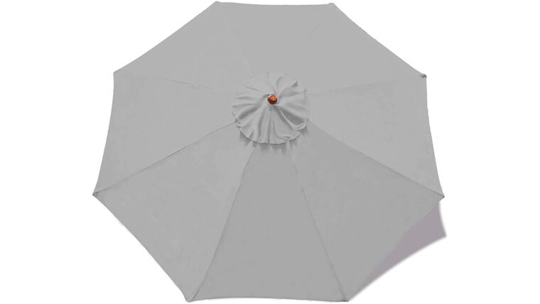 9′ Market Umbrella Kit – Light Gray | Rental