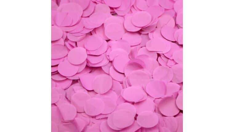 1″ Pink Tissue Circles (1lb) | Purchase