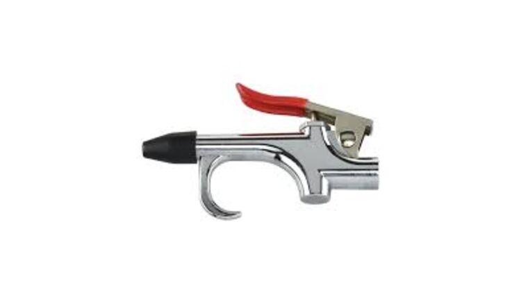 Chrome w/Red Handle Air Compressor Blow Gun | Rental