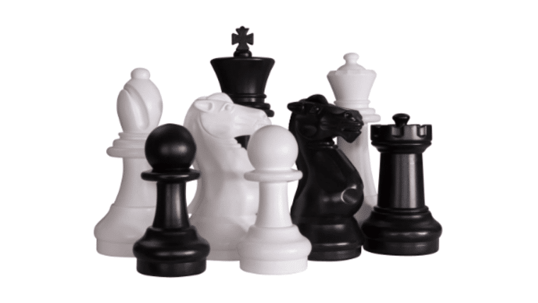 25″ Black 2 Piece Giant King Chess Piece | Rental