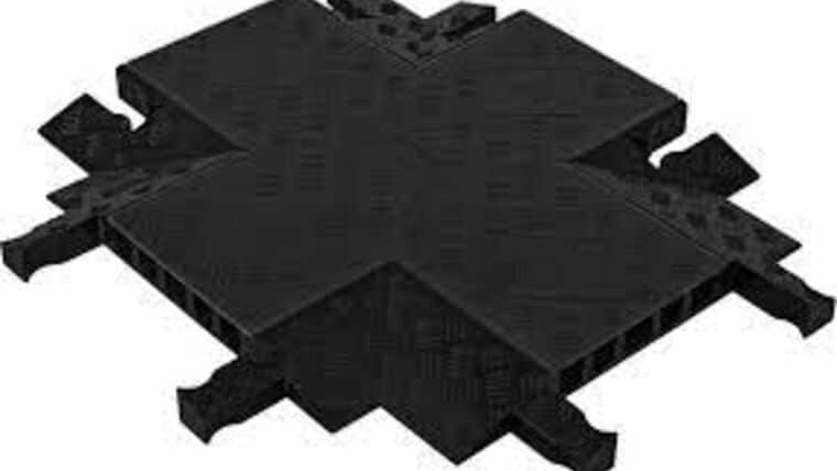 5 Channel Cable Ramp 4-Way Cross | Rental