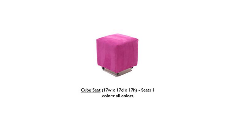 Cube Seat – Pink | Rental Cube Seat – Pink | Rental