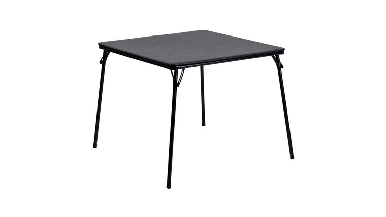 Card Table – Plastic – Square – 3.75’ / 33.5” – Black | Rental