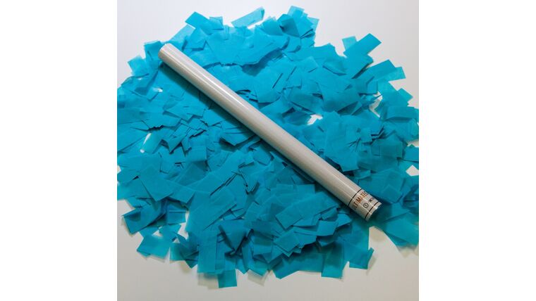 14″ Teal Tissue Flick Stick | Rental