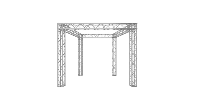 Package – 10′ x 10′ x 10′ H Global Truss 12″ Box Package | Rental