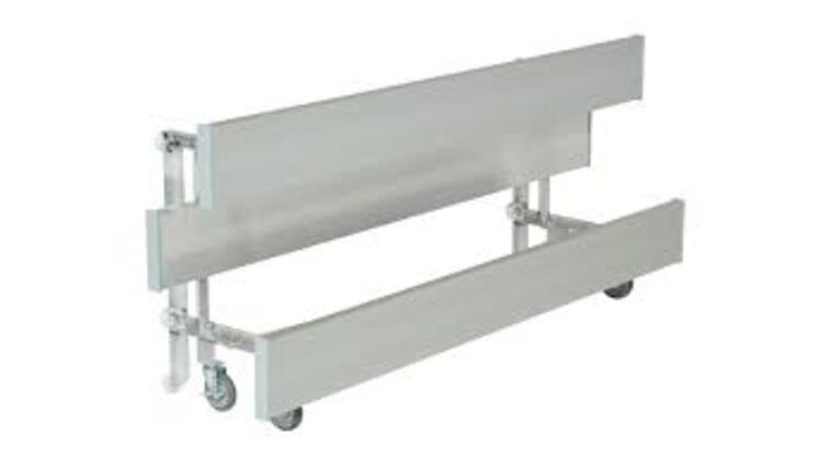 2 Row Tip N Roll Portable Aluminum Bleacher (Seats 32) 24′ Length | Rental