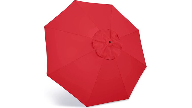 9′ Market Umbrella Kit – Red | Rental